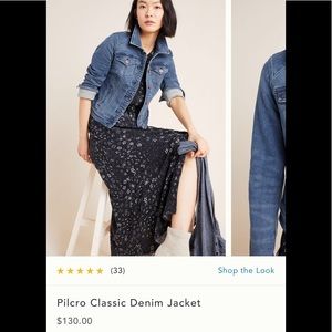 Anthropologie Pilcro jean jacket